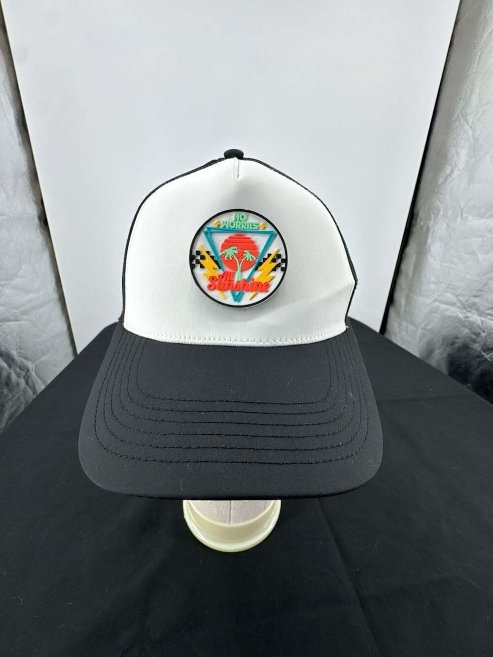Branded Bills No Worries All Sunshine Performance Trucker Hat